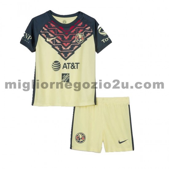Maglia Club América Bambino Casa Divisa 2021-2022 Manica Corta