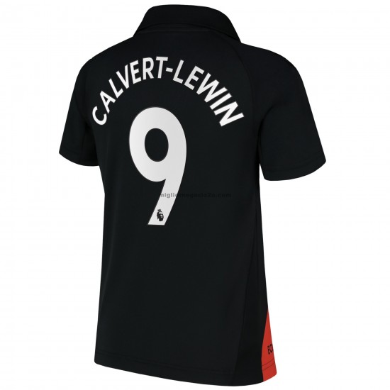 Maglia Everton Dominic Calvert-Lewin 9 Trasferta Divisa 2021-2022 Manica Corta