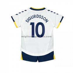 Maglia Everton Gylfi Sigurosson 10 Bambino Terza Divisa 2021-2022 Manica Corta