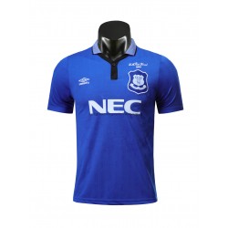 Maglia Everton Retro Casa Divisa 1995 Manica Corta
