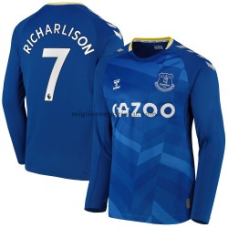 Maglia Everton Richarlison 7 Casa Divisa 2021-2022 Manica Lunga