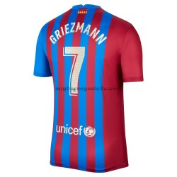 Maglia FC Barcelona Antoine Griezmann 7 Casa Divisa 2021-2022 Manica Corta