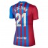 Maglia FC Barcelona F.De Jong 21 Donna Casa Divisa 2021-2022 Manica Corta