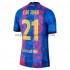 Maglia FC Barcelona Frenkie de Jong 21 Terza Divisa 2021-2022 Manica Corta