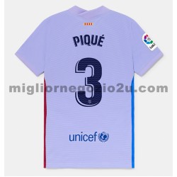 Maglia FC Barcelona Gerard Pique 3 Trasferta Divisa 2021-2022 Manica Corta