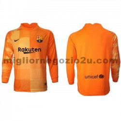 Maglia FC Barcelona Portiere Casa Divisa 2021-2022 Manica Lunga