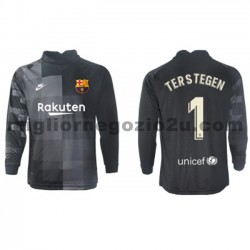 Maglia FC Barcelona Portiere Ter Stegen 1 Trasferta Divisa 2021-2022 Manica Lunga