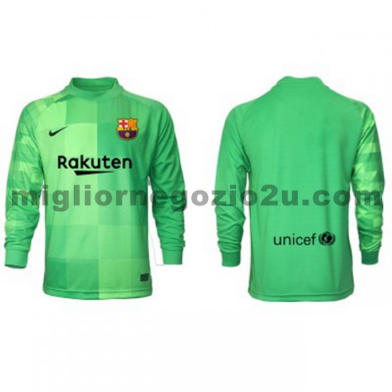 Maglia FC Barcelona Portiere Terza Divisa 2021-2022 Manica Lunga