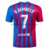 Maglia FC Barcelona O. Dembele 7 Casa Divisa 2021-2022 Manica Corta