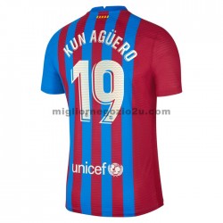 Maglia FC Barcelona Sergio Aguero 19 Casa Divisa 2021-2022 Manica Corta