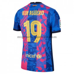 Maglia FC Barcelona Sergio Aguero 19 Terza Divisa 2021-2022 Manica Corta