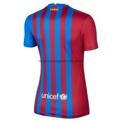 Maglia FC Barcelona Donna Casa Divisa 2021-2022 Manica Corta