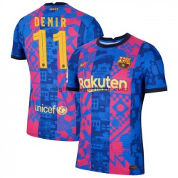 Maglia FC Barcelona Yusuf Demir 11 Terza Divisa 2021-2022 Manica Corta