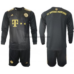Maglia FC Bayern München Bambino Trasferta Divisa 2021-2022 Manica Lunga