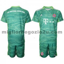 Maglia FC Bayern München Portiere Bambino Terza Divisa 2021-2022 Manica Corta