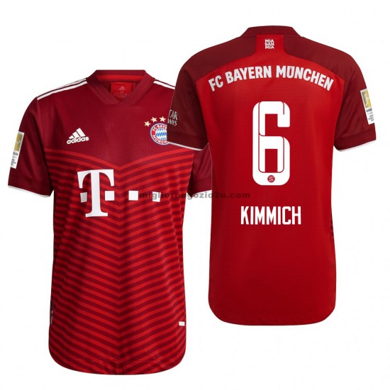 Maglia FC Bayern München Joshua Kimmich 6 Casa Divisa 2021-2022 Manica Corta
