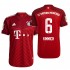 Maglia FC Bayern München Joshua Kimmich 6 Casa Divisa 2021-2022 Manica Corta