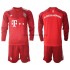 Maglia FC Bayern München Bambino Casa Divisa 2021-2022 Manica Lunga