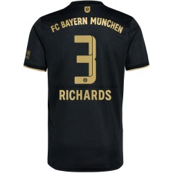 Maglia FC Bayern München Omar Richards 3 Trasferta Divisa 2021-2022 Manica Corta