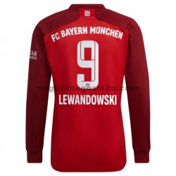 Maglia FC Bayern München Robert Lewandowski 9 Casa Divisa 2021-2022 Manica Lunga