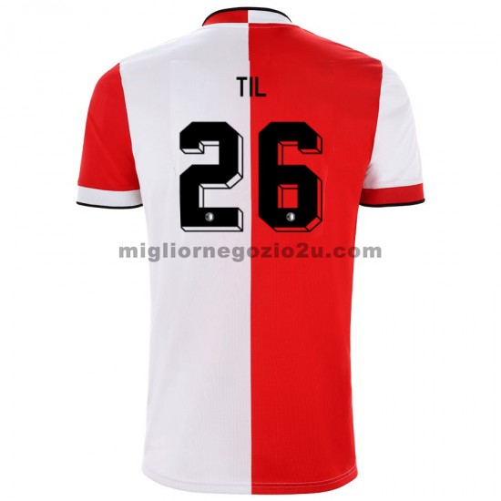 Maglia Feyenoord Rotterdam Guus Til 26 Casa Divisa 2021-2022 Manica Corta