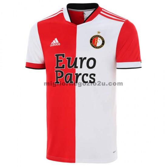 Maglia Feyenoord Rotterdam Casa Divisa 2021-2022 Manica Corta