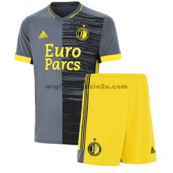 Maglia Feyenoord Rotterdam Bambino Trasferta Divisa 2021-2022 Manica Corta