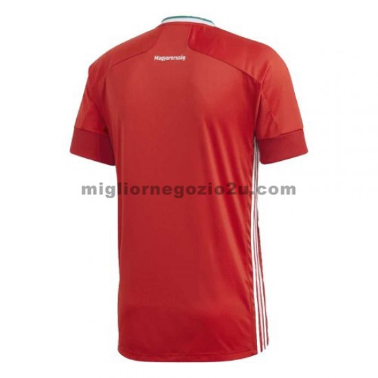 Maglia Ungheria Casa Divisa Euro 2020 Manica Corta