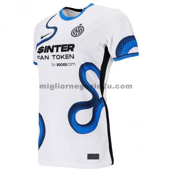 Maglia Inter Milan Donna Trasferta Divisa 2021-2022 Manica Corta