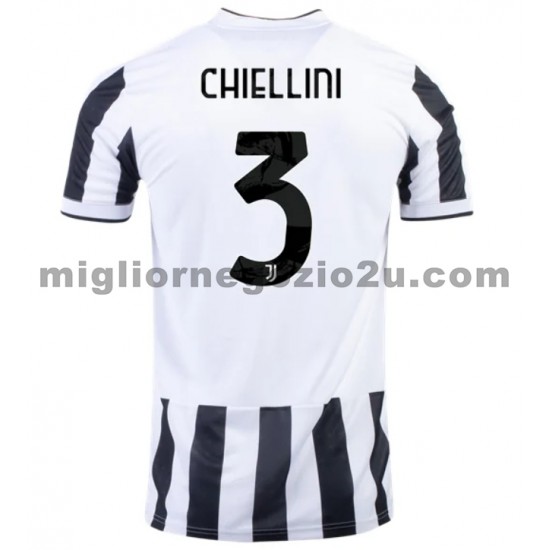 Maglia Juventus Giorgio Chiellini 3 Casa Divisa 2021-2022 Manica Corta