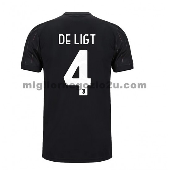 Maglia Juventus Matthijs de Ligt 4 Trasferta Divisa 2021-2022 Manica Corta