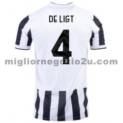 Maglia Juventus Matthijs de Ligt 4 Casa Divisa 2021-2022 Manica Corta