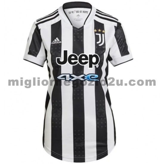 Maglia Juventus Donna Casa Divisa 2021-2022 Manica Corta
