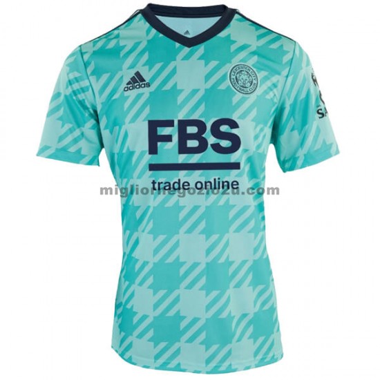 Maglia Leicester City Trasferta Divisa 2021-2022 Manica Corta