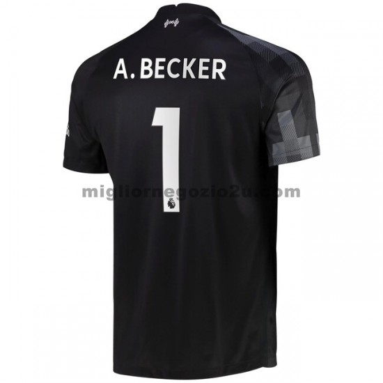 Maglia Liverpool A.Becker 1 Portiere Terza Divisa 2021-2022 Manica Corta