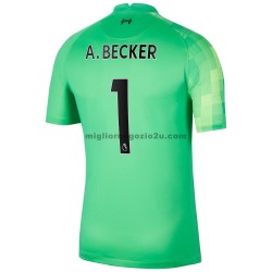 Maglia Liverpool Portiere A.Becker 1 Casa Divisa 2021-2022 Manica Corta