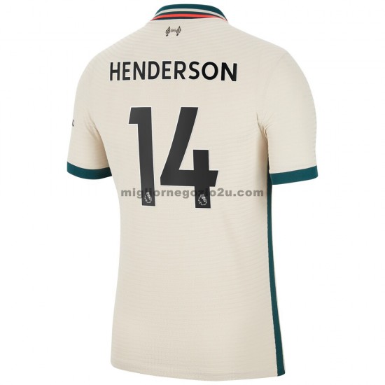 Maglia Liverpool Henderson 14 Trasferta Divisa 2021-2022 Manica Corta