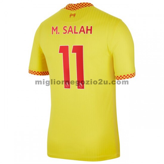 Maglia Liverpool M.Salah 11 Terza Divisa 2021-2022 Manica Corta