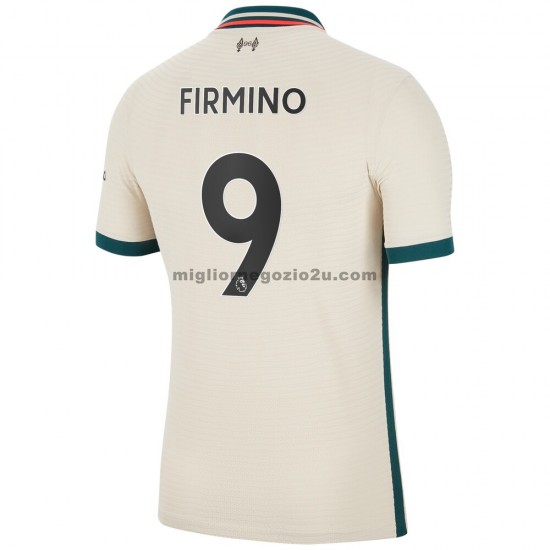 Maglia Liverpool Roberto Firmino 9 Trasferta Divisa 2021-2022 Manica Corta