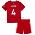 Maglia Liverpool Virgil van Dijk 4 Bambino Casa Divisa 2021-2022 Manica Corta