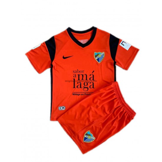 Maglia Malaga CF Bambino Trasferta Divisa 2021-2022 Manica Corta
