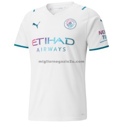 Maglia Manchester City Trasferta Divisa 2021-2022 Manica Corta