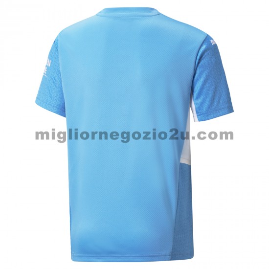 Maglia Manchester City Casa Divisa 2021-2022 Manica Corta