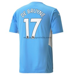 Maglia Manchester City Kevin De Bruyne 17 Casa Divisa 2021-2022 Manica Corta