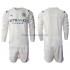 Maglia Manchester City Bambino Trasferta Divisa 2021-2022 Manica Lunga