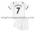 Maglia Manchester City Raheem Sterling 7 Bambino Trasferta Divisa 2021-2022 Manica Corta