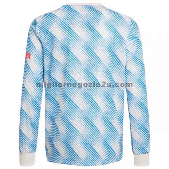 Maglia Manchester United Trasferta Divisa 2021-2022 Manica Lunga