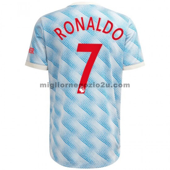 Maglia Manchester United Cristiano Ronaldo 7 Trasferta Divisa 2021-2022 Manica Corta