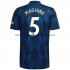 Maglia Manchester United Harry Maguire 5 Terza Divisa 2021-2022 Manica Corta