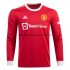 Maglia Manchester United Casa Divisa 2021-2022 Manica Lunga